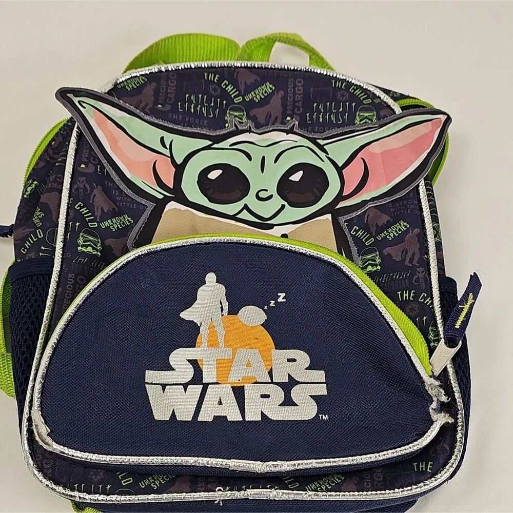 Star Wars Grogu The Child Kids Backpack Target 2020 Baby Yoda Green Blue